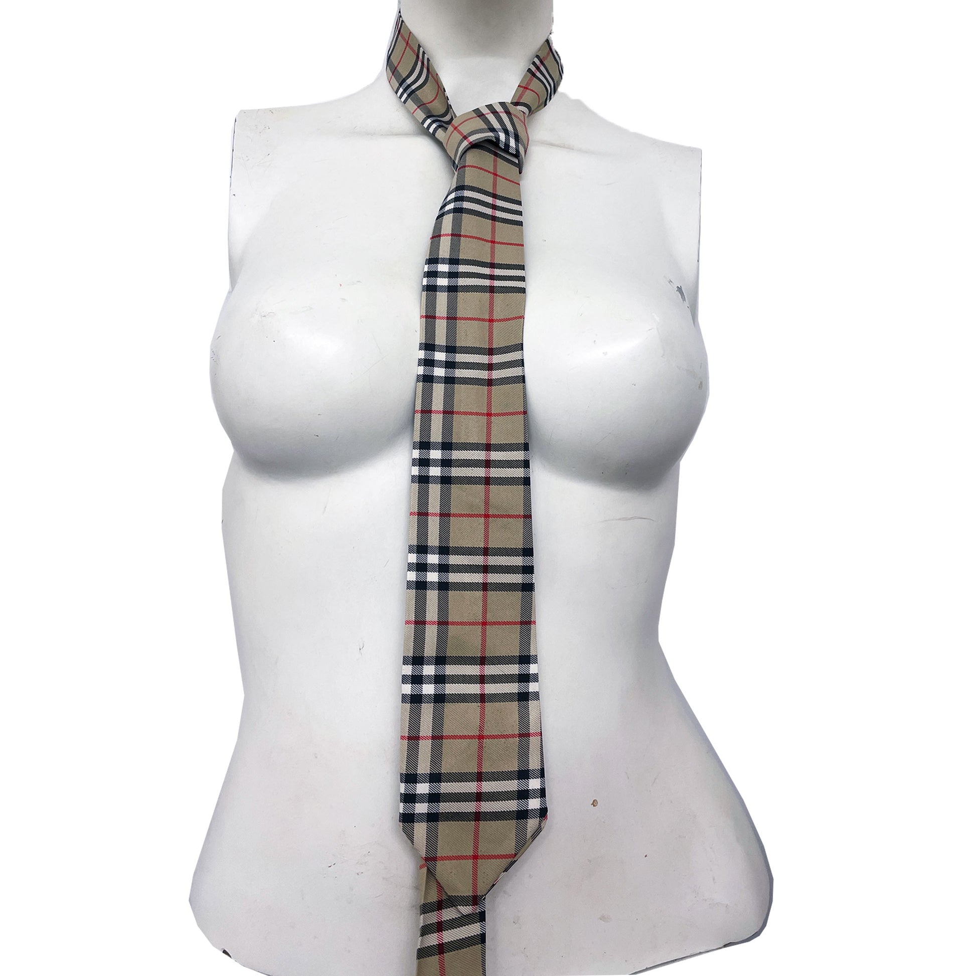 REWORKED BURBERRY TIE